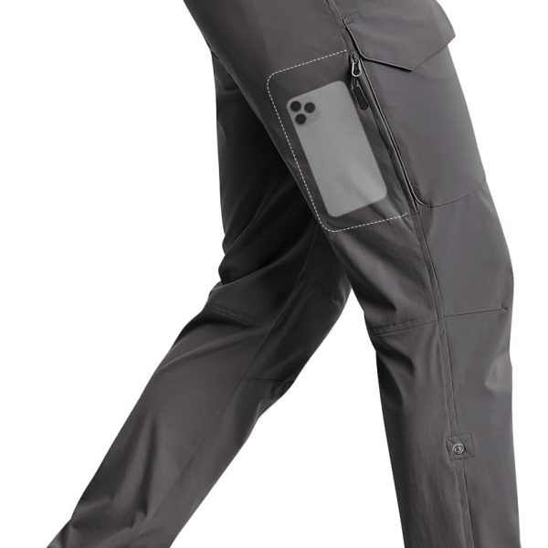 Men's-Hiking-Pants-Lightweight-Water-Resistant-Quick-Dry Stretch for Travel Camping Fishing Outdoor