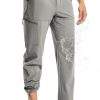 Men's Lightweight Hiking Pants Quick Dry 4 Pockets Stretch Water Resistant Travel Fishing Convertible Zip Cargo Jogger