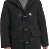 Men's Wool Blend Mid-Length Toggle Coat