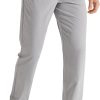 Mens Golf Pants Stretch Work Dress Pants 30"/32"/34" Quick Dry Lightweight Casual Comfy Trousers with Pockets