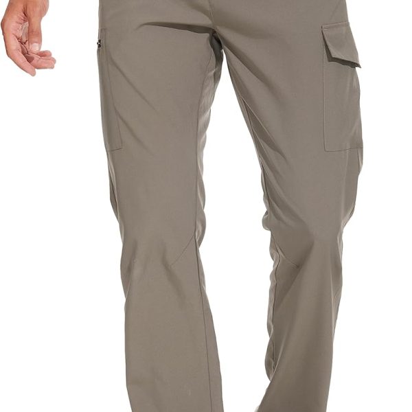 Hiking Pants for Men, Lightweight Mens Travel Pants Quick Dry Fishing Pants Men Water Resistant Outdoor Pants Work